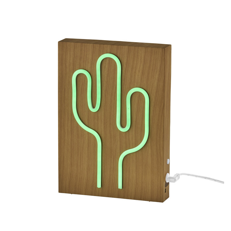 Cheever 9 in. 0.814 lb. Plants & Flowers Themed LED Neon Sign Novelty Light