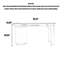 Table de bureau multifonctionnelle légère-671045162