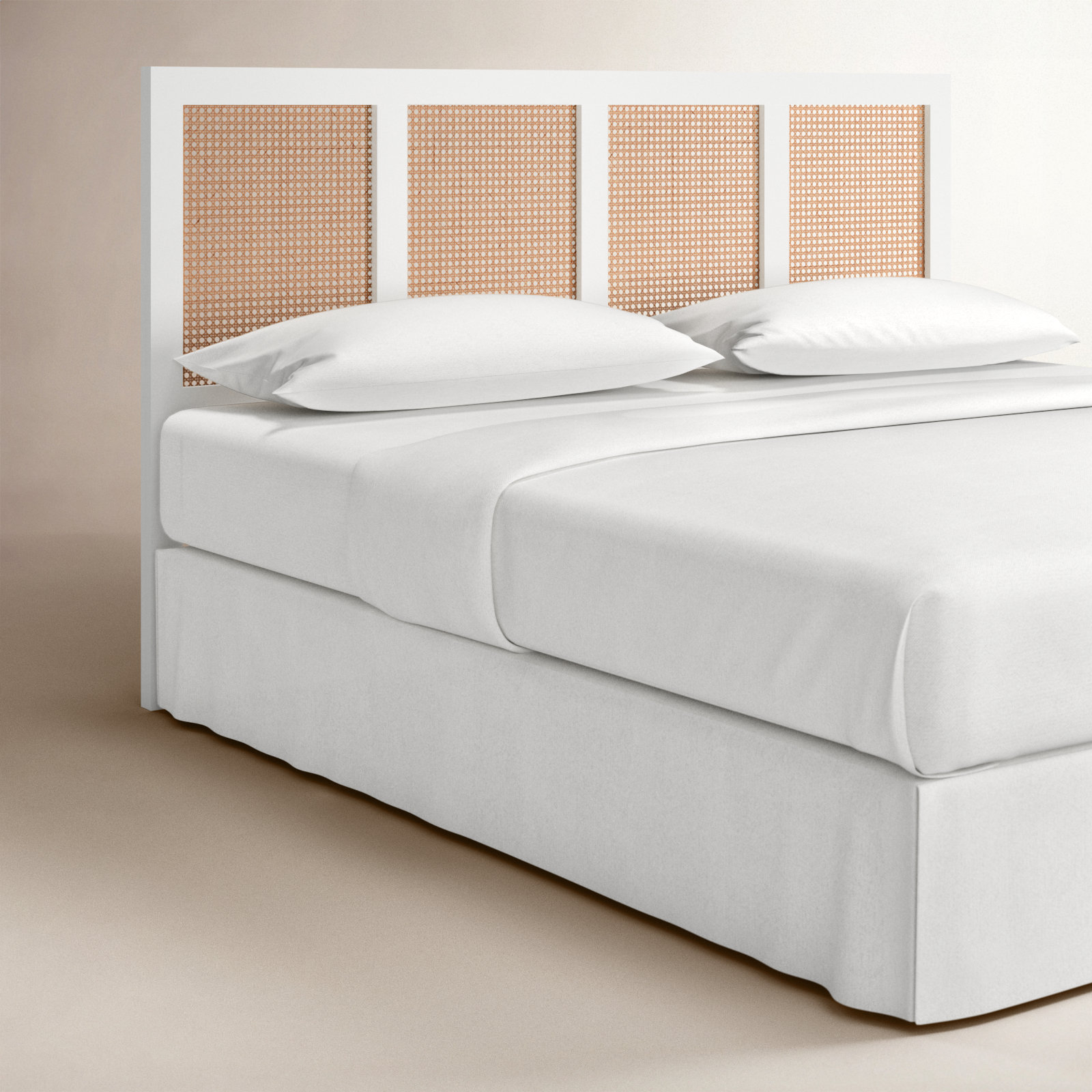 Tahoe Mango Headboard, King, White