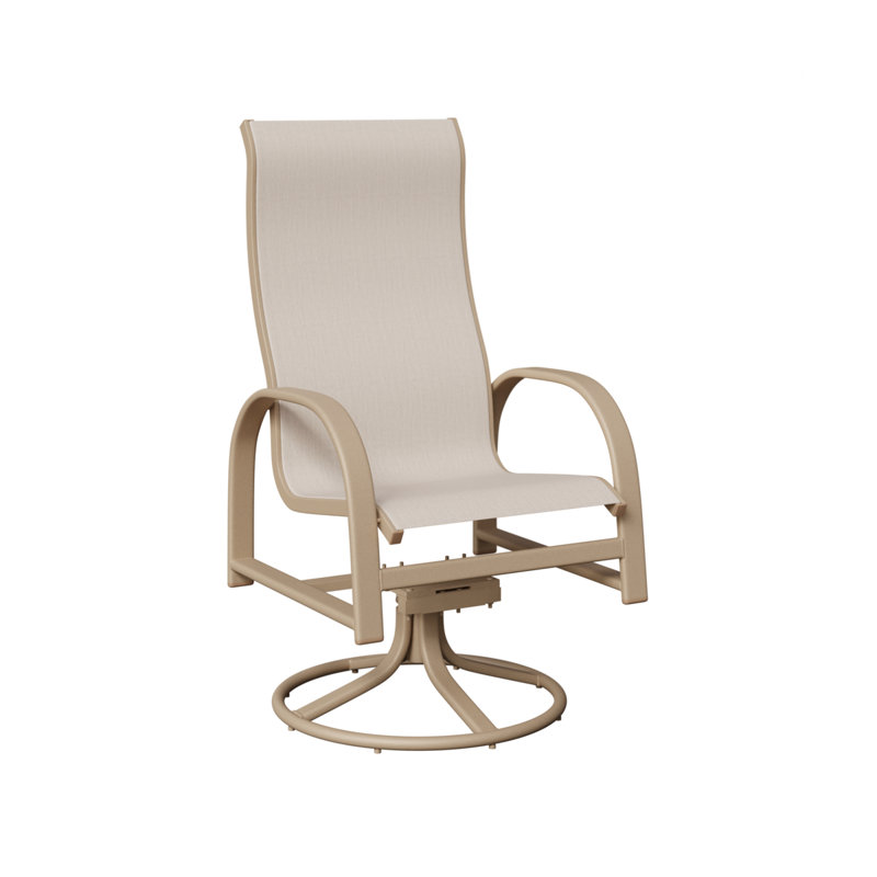 Chaise berçante berçante berçante Berlin, Albâtre, Aluminium moucheté Sahara