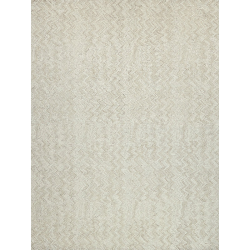 Exquisite Rugs Veneta Handmade Hand-Tufted New Zealand Wool On Canvas Beige Area Rug, Rectangle 2' x 3'