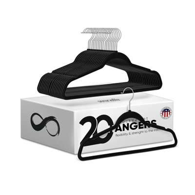 Rebrilliant Velvet Hangers, Non-Slip Heavy Duty Hanger Set, Durable With 360° Swivel Hook, Smooth Velvet Finish To Protect Fabric, Lightweight, Ultra-Thin Design For Coats And Other Clothes