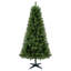 Arbre de Noël artificiel à charnière non éclairé 6 pi avec 582 pointes, arbre de Noël à branches en PVC avec support en plastique à 4 pieds pour la décoration de Noël intérieure