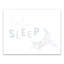«Lets Sleep Moon», art sur toile-1762988092