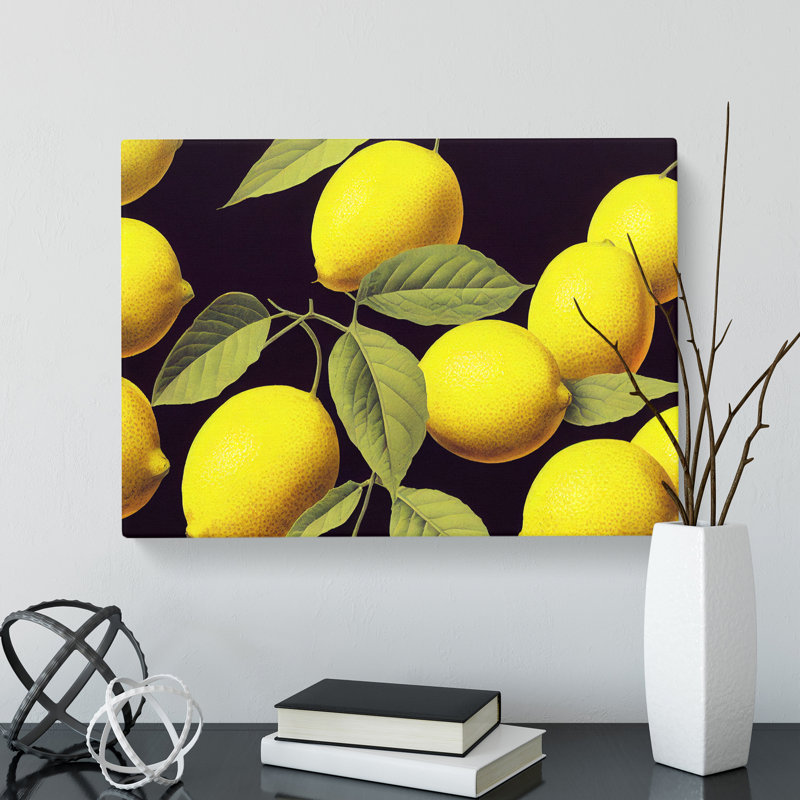 Selection Of Lemon Fruit Vol.1 - Wrapped Canvas, 35cm H x 50cm W x 3cm D
