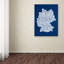 « germany regions map », reproduction de photo sur toile tendue-11921046