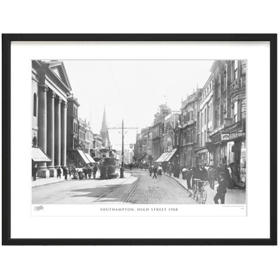 Southampton, High Street 1908 by Francis Frith - Single Picture Frame Print