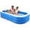 Polypropylene Rectangle Inflatable Pool 20'' H x 56'' W x 92'' L