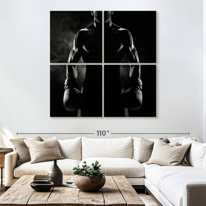 Sireci Muscular Kickboxer, 74" H x 74" W