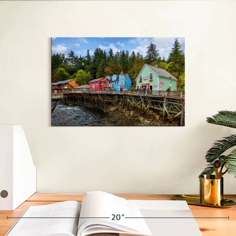 Kavia Downtown Ketchikan Alaska, 8" H x 12" W