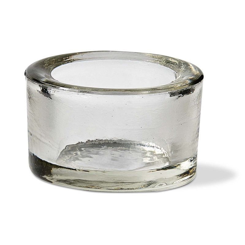 Chunky Tealight Holder Clear