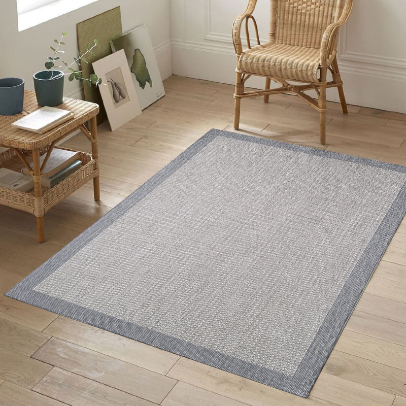High-Quality Area Rug, Grey, 6.6 x 9.5 Feet | 100% Polypropylene, 1.6 lbs/sq ft, 67,200 Thread Points | Durable, Easy to Clean with Spot Remover | Perfect for Living Rooms, Bedrooms & Modern Décor