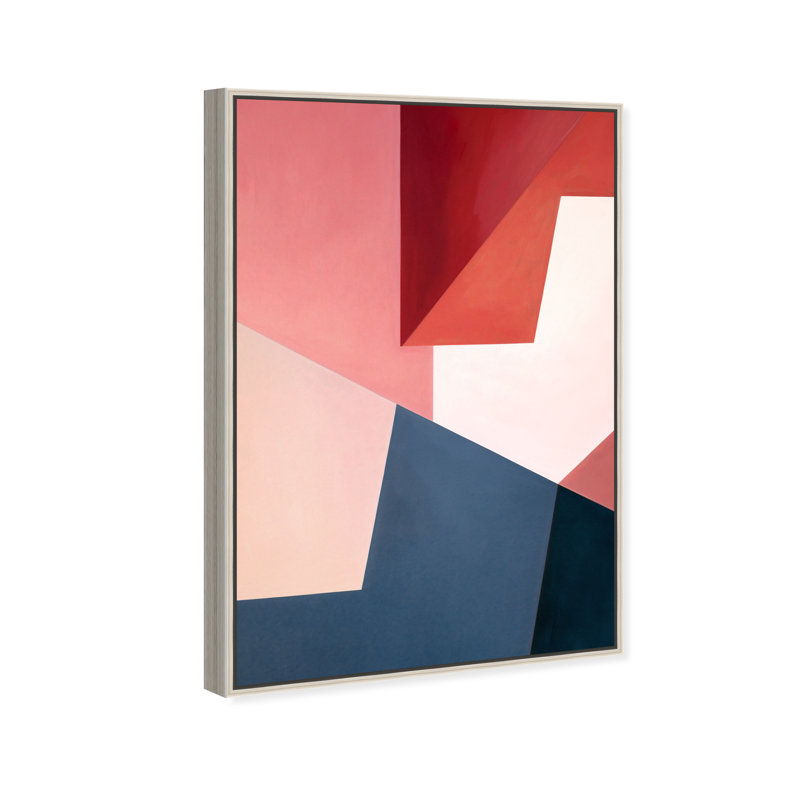 Aleranto Canvas Abstract Print by Oliver Gal, Black Frame, 10 x 15, 55"H x 37"W, Silver Frame