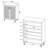 2-Door Entryway Shoe Storage Cabinets, Smoked Oak