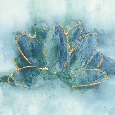 Buddha Lotus by Chris Paschke - Wrapped Canvas Painting