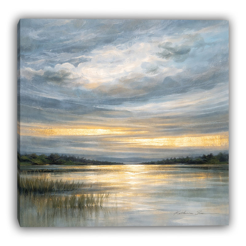 Art mural sur toile tendue Gentle Prairie, L 40 po x H 40 po x P 1,5 po