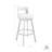Kevontae Swivel Stainless Steel Metal Counter Height Bar Stool-1023711728-1023711735