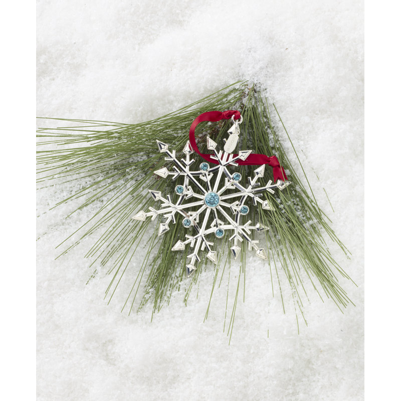 Lenox 2026 Snow Majesty Silverplate Ornament