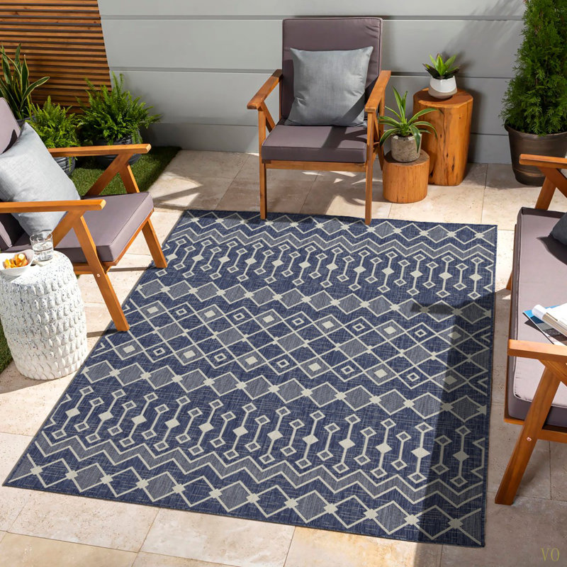 Sunshine 5 Ft. 3 In. X 7 Ft. 3 In. Indoor/Outdoor Area Rug, Rectangle 5'3" x 7'3"