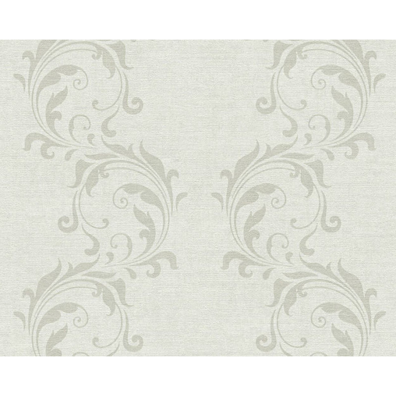 Papier peint à motif damassé Concord Walldingings, Beige / crème