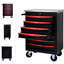 Chariot de rangement pour outils de garage avec 7 tiroirs et poignée - facile à utiliser-1350930027