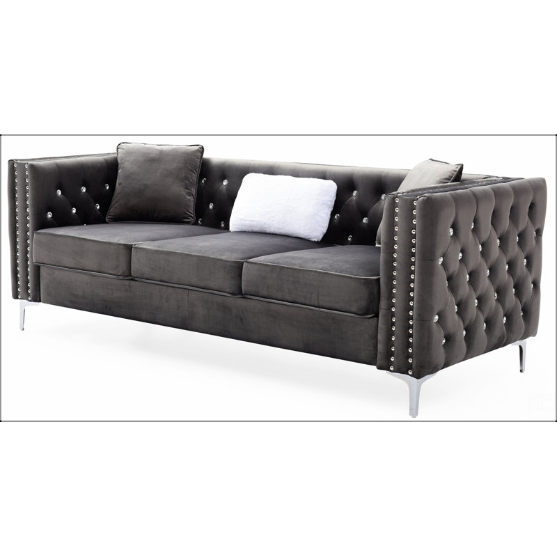 Canapé rembourré Glory Furniture Paige, Gris