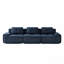Canapé modulaire moderne pour salon de 3 personnes pouvant accueillir 3 personnes confortable, tissu en velours côtelé, canapé surdimensionné à 3 places avec siège profond, passepoil perlé, conception capitonnée, connexion par boucle-1407075494-1407075499-1407075549