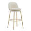 Indoor Metal Upholstered Barstool Set Ideal For Various Spaces With Comfortable Seating And Durable Construction-560513748