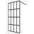 vidaXL Walk-in Shower Screen Clear Tempered Glass 35.4"x76.8" Transparent