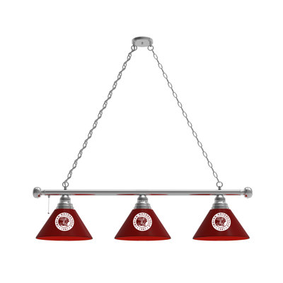 Luminaire suspendu linéaire pour table de billard 3 lumières Indian Moto