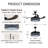42" Crystal Ceiling Fan With Rgb Light, Bluetooth Speaker, Timer, Mute Motor, Remote Control