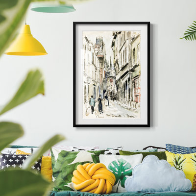 Vintage Landscape CCV -Framed Print