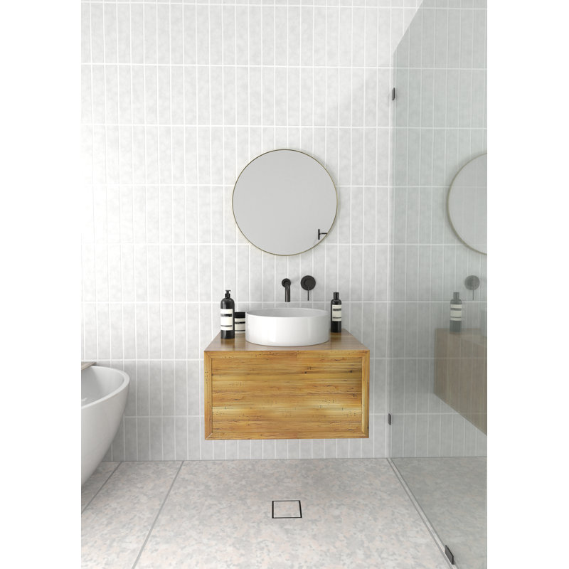 Modern & Contemporary Bathroom/Vanity Mirror, Satin Brass