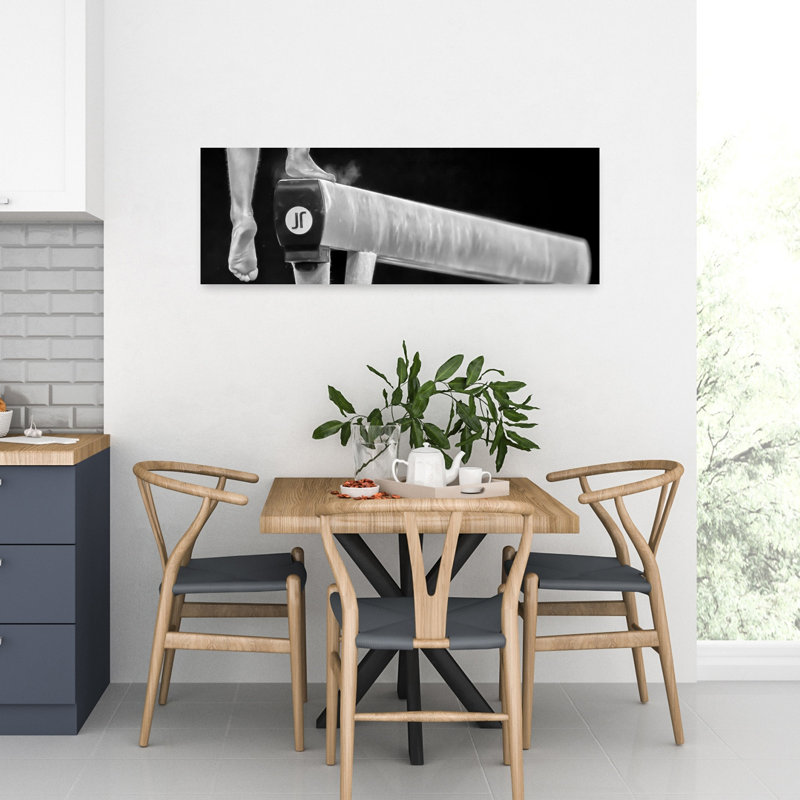 «Graceful Gymnastic Balance», art mural contemporain, H 12 po x l 36 po