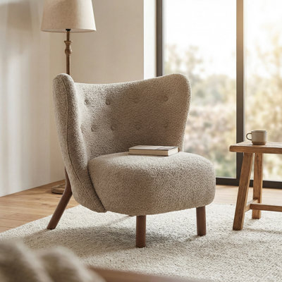 Chaise d'appoint rembourrée Aurora