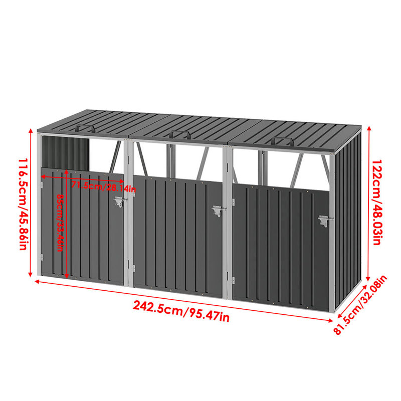Garbage bin room