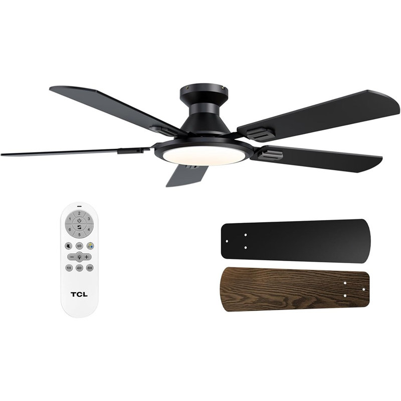 Ventilateur de plafond avec lumière DEL 22 pouces