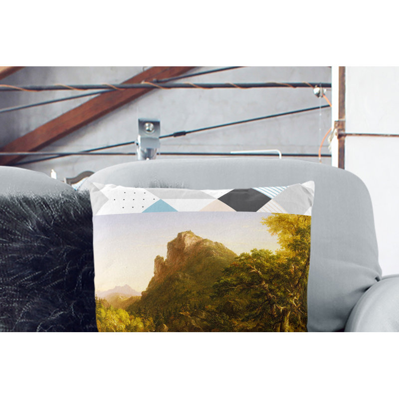 The Mountain Ford Square Throw Cushion, 40cm H x 40cm W x 15cm D