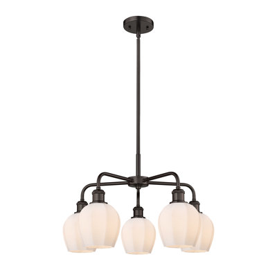 Lustre suspendu 5 lumières 24 po Krumholz