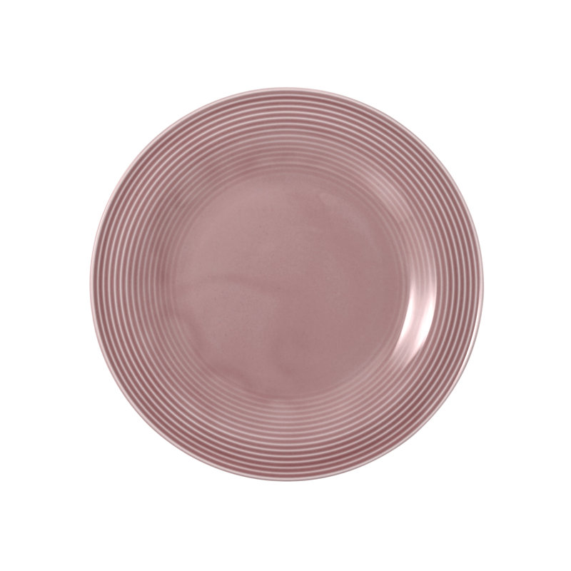 23cm Porcelain Bread And Butter Plate, Pink