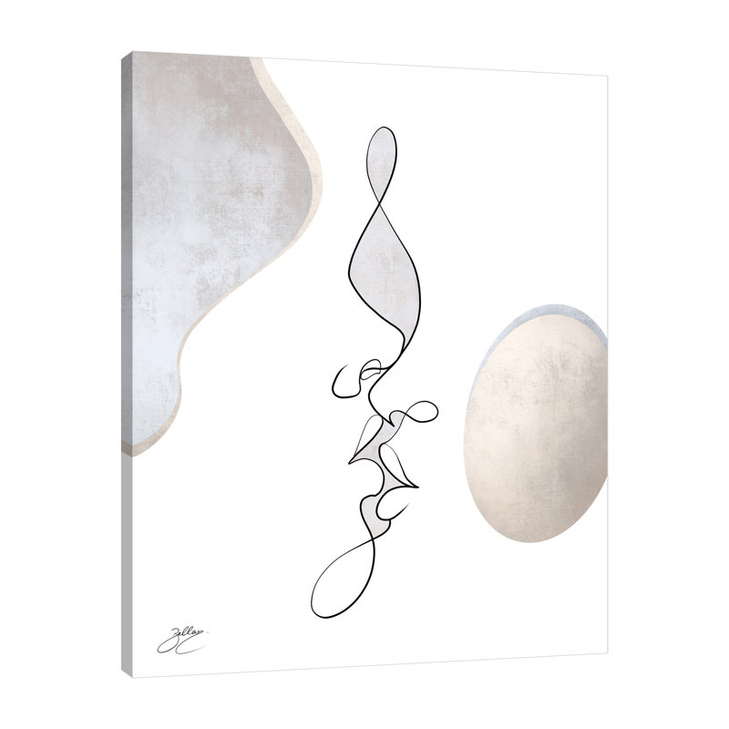 "Honeylips I", toile tendue par Isabella Karolewicz, H 15 po x l 12 po x P 1,5 po