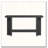 60''Console Table with T-Shaped Legs and Holds up to 120lbs-344587964
