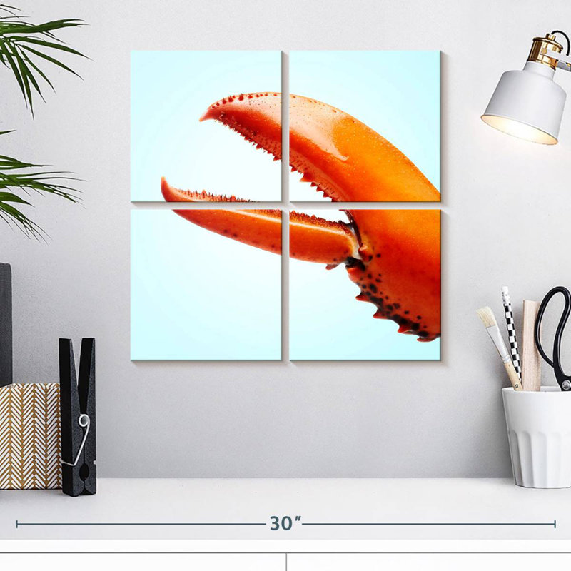 Brampt Red Lobster Claw, 18" H x 18" W
