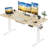 ONE PIECE Height Adjustable Standing Desk With Memory Smart Panel Office Electric Standing Computer Desk With USB Charge-1060843564-1060843562