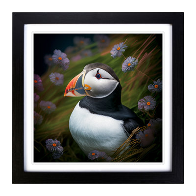 Puffin Photograph - Framed Print