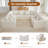 137.9’’ Oversized U-Shape Sectional Sofa, Modular Compressed Cloud Couch with Memory Foam, No Assembly Needed-1385667030