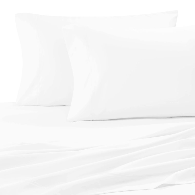 100% Cotton Ultra-Light Pillowcases, Standard, White