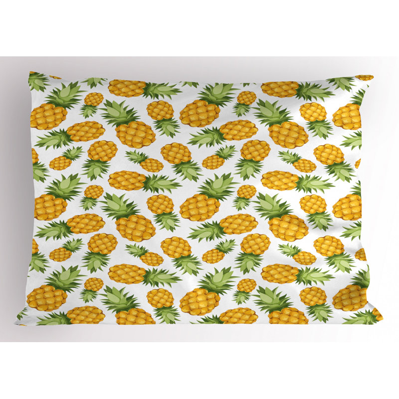 EarthYellow Polyester Microfiber Piece Sham, Twin