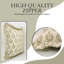 Housse de coussin décoratif à la main Fab divine 18 x 18 po, blanc, imprimé bloc, Neelgagan-106744430