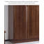 Garde-robe simple et moderne en noyer